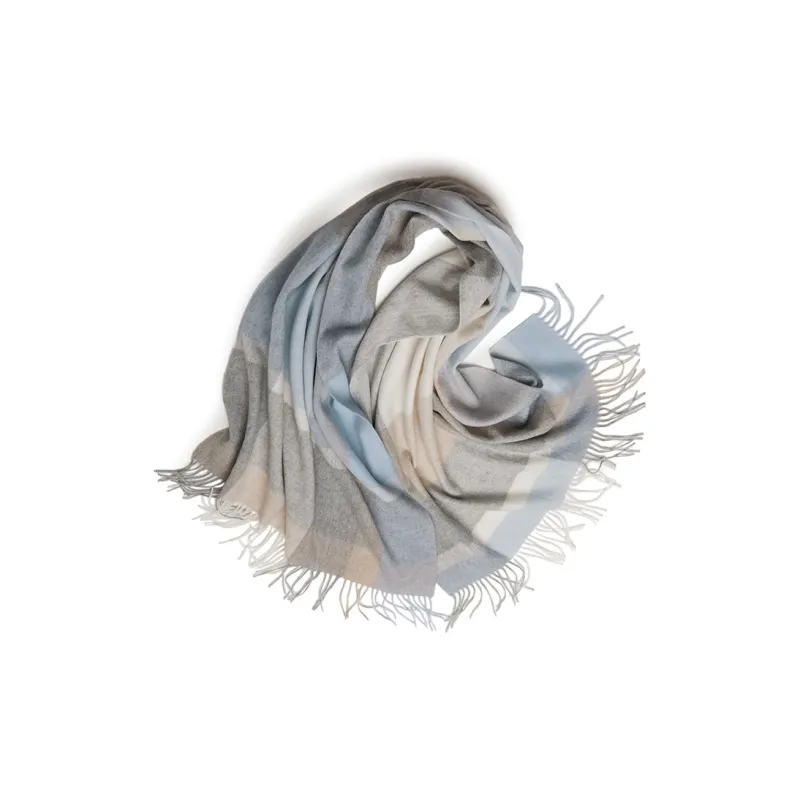 H YXIANG 100% Wool Knit Scarves Women's-8