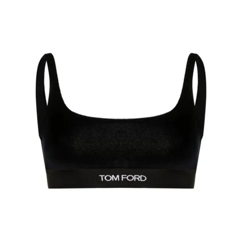 TOM FORD Stretch Lustrous Velour Signature Bralette