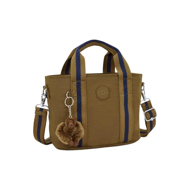 Kipling Nylon Tote Bag, Shopping Bag, Shoulder Bag, Crossbody Bag, Handbag Women's Dry Laurel Tree-1