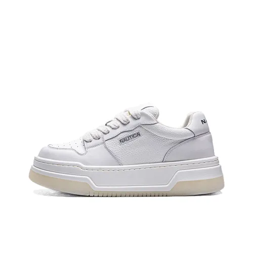 NAUTICA Skateboard Shoes Men Low-Top White