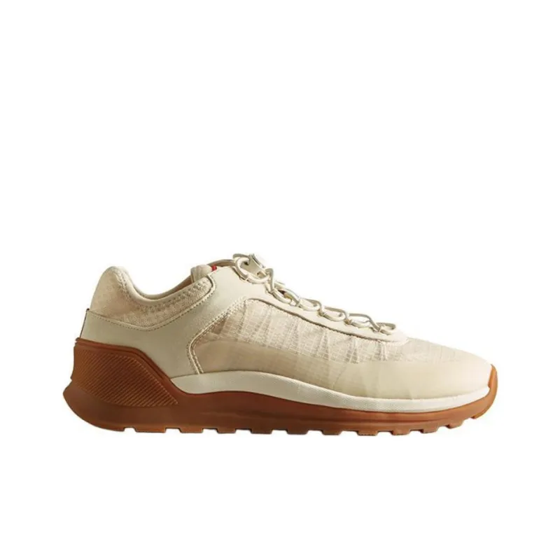 HUNTER Slip Resistant Low Top Casual Shoes Men's Moon White Caramel-1