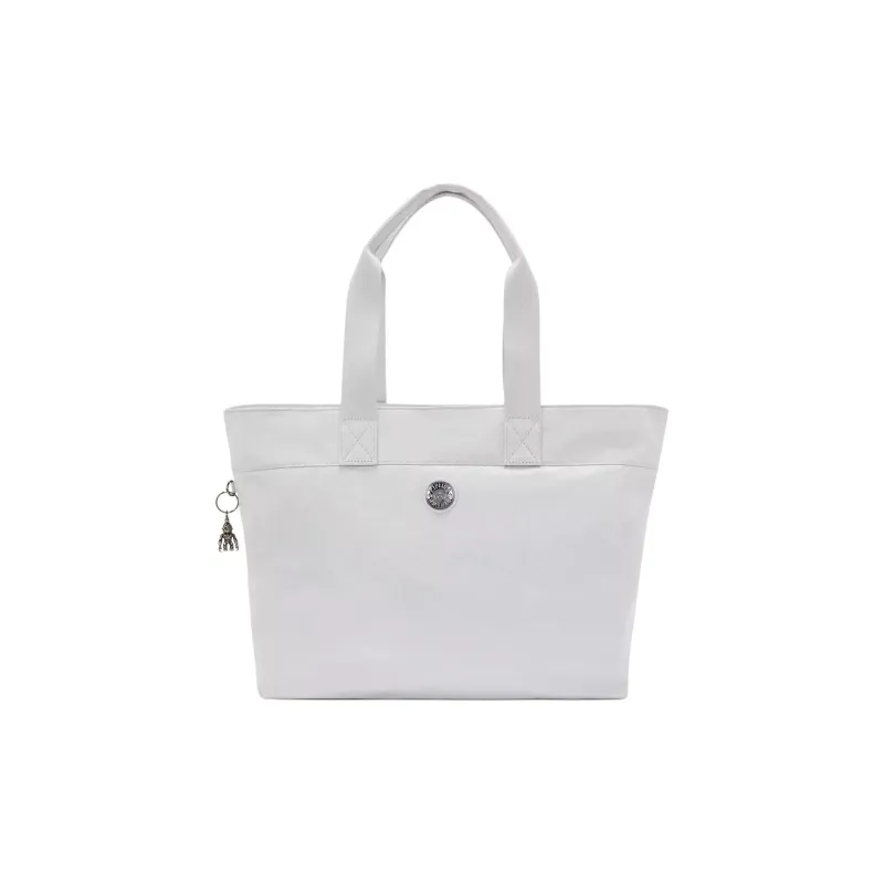Kipling Recycled Nylon Computer Handbag Women's Silver Night-0