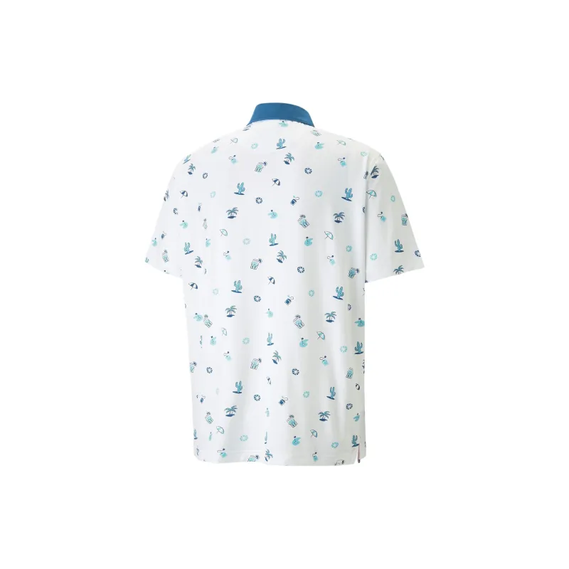 PUMA X ARNOLD PALMER DUNES Polo Shirts Men White-1