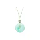Jadeite Peaceful Buckle (Green Cord)