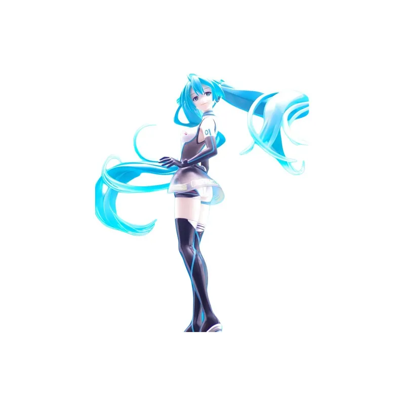 BANPRESTO Hatsune Miku Eyeglass Factory Sq 2011 Racing Hatsune Miku 18cm Bonus Gifts-1