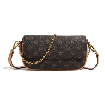 MISS GAIL Synthetic Leather Handbag Shoulder Bag Crossbody Bag Regular Women's Apricot