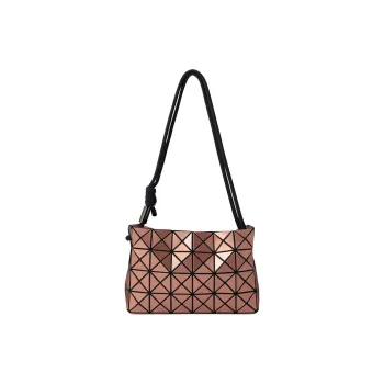 ISSEY MIYAKE Polyvinyl Chloride Resin Portable Crossbody Bag Shoulder Bag Regular Women's Brown Tea Brown