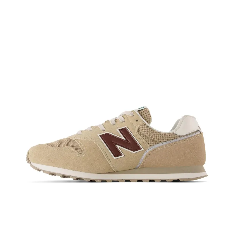 New Balance NB 373 Wear Resistant Low Top Casual Shoes Unisex Beige-0