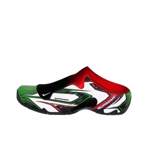 Nike Clogposite Supreme White Gym Red Green