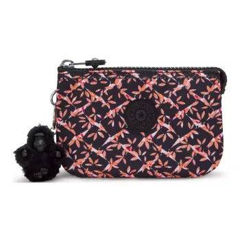 Kipling Polyester Wallet Small Size Unisex Dancing Bouquet