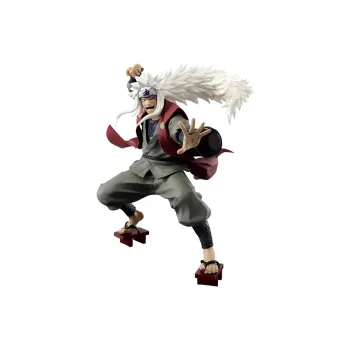 BANDAI Jiraiya Glasses Factory Naruto Shippuden BFC Bonus Gifts 15cm