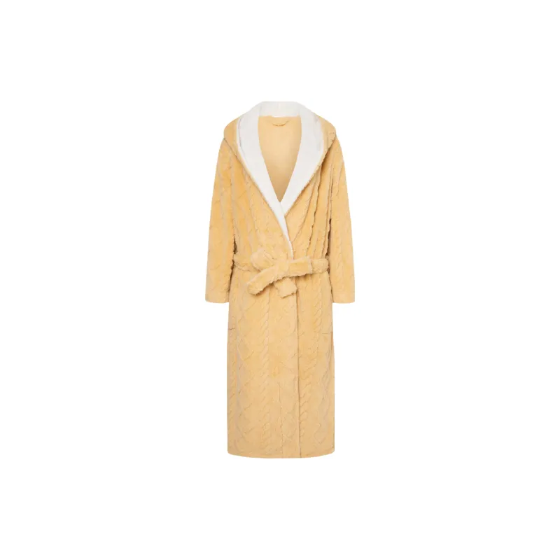 Vine Color Women's Bath Robes-6