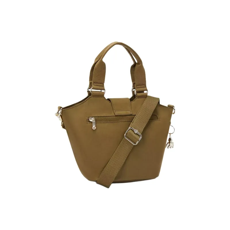 Kipling Nylon Crossbody Handbag Small Size Unisex Brown-3