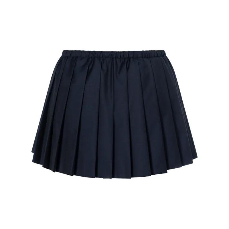 MIU MIU Casual Short Skirts Women's Blue-1