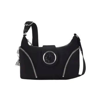 Kipling Nylon Crossbody Bag, Shoulder Bag Women's Black