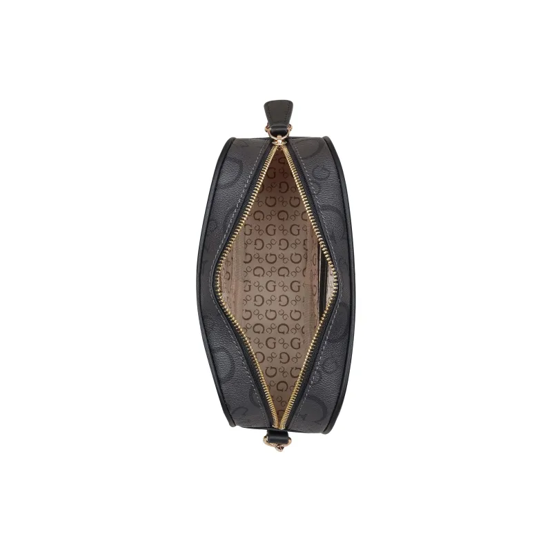 GUESS Coated Canvas Shoulder Bag Crossbody Bag Mini Women's Black-3