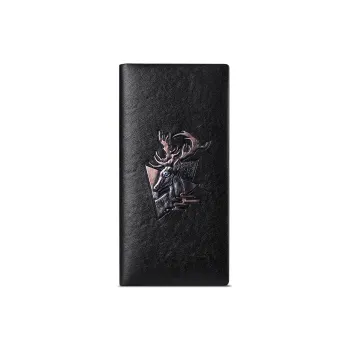 WilliamPOLO Cow Leather Wallet Men's Black