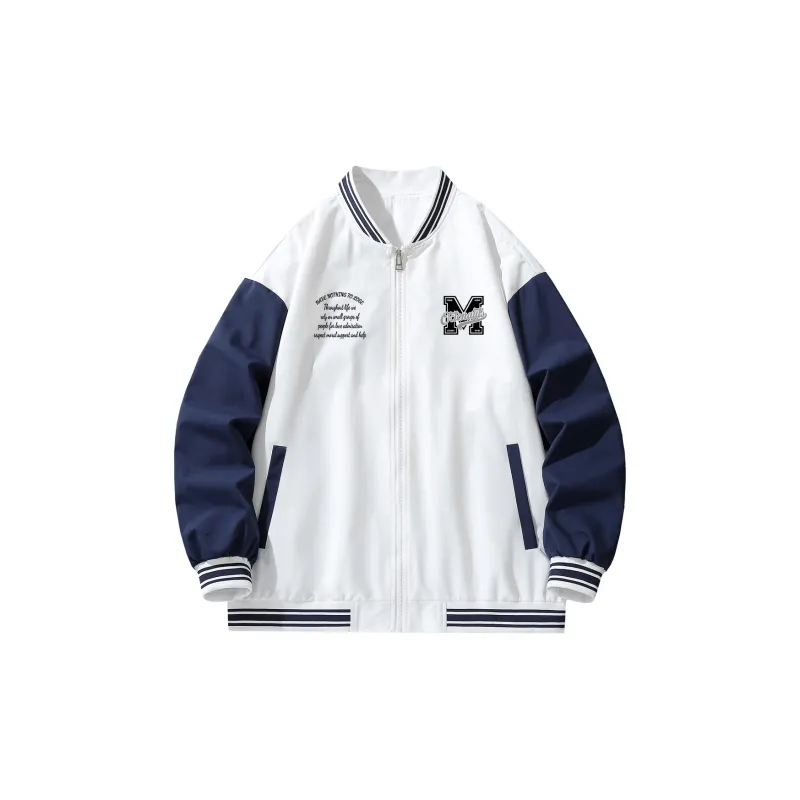 Small Columns Under The Sea Baseball Jacket Unisex-4