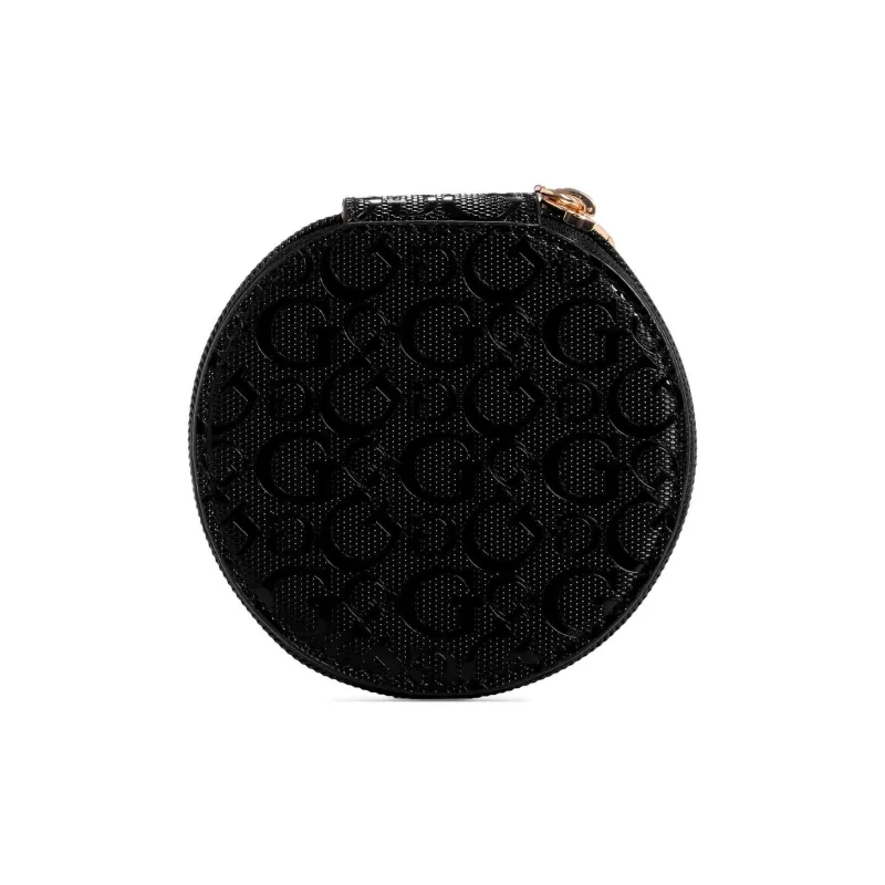 GUESS Artificial Leather Coin Purse Women's Black-1
