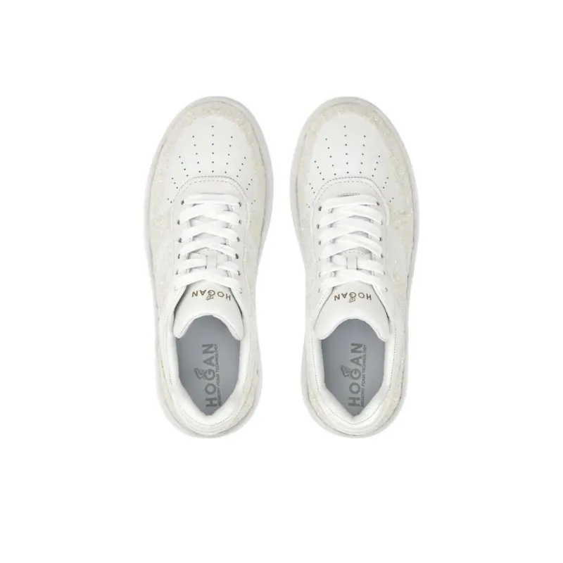 HOGAN H630 Embellished Lace-Up Sneakers Women's-4
