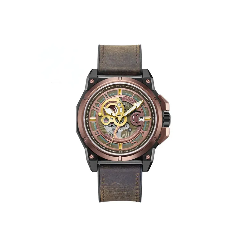 DURIUEU Mechanical Movement Watch Men's Watches Black Dial-6