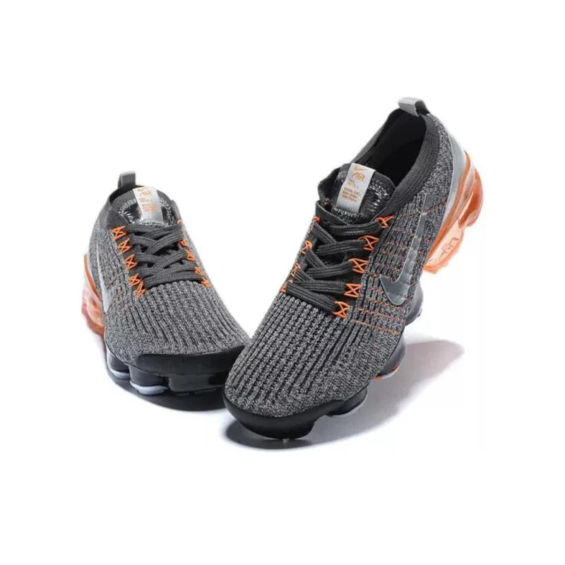 Nike Air VaporMax Flyknit 3 Dark Grey Total Orange-3