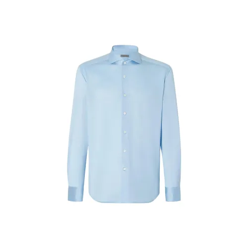 STAND STUDIO Shirts Men Light Blue