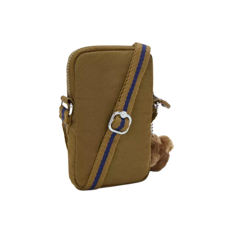Kipling Nylon Cell Phone Pouch, Shoulder Bag, Crossbody Bag Unisex Dry Laurel Tree-1