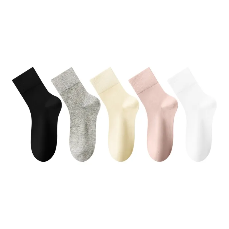 MIIOW Mid Calf Socks Women's 5 Pack-36