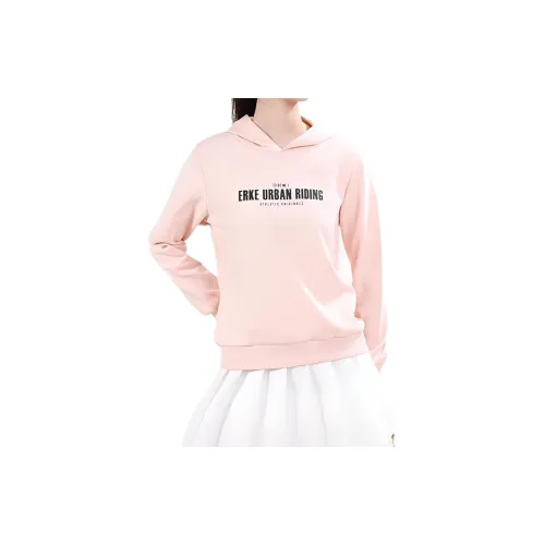 Erke Sweatshirts Women's Salmon Pink