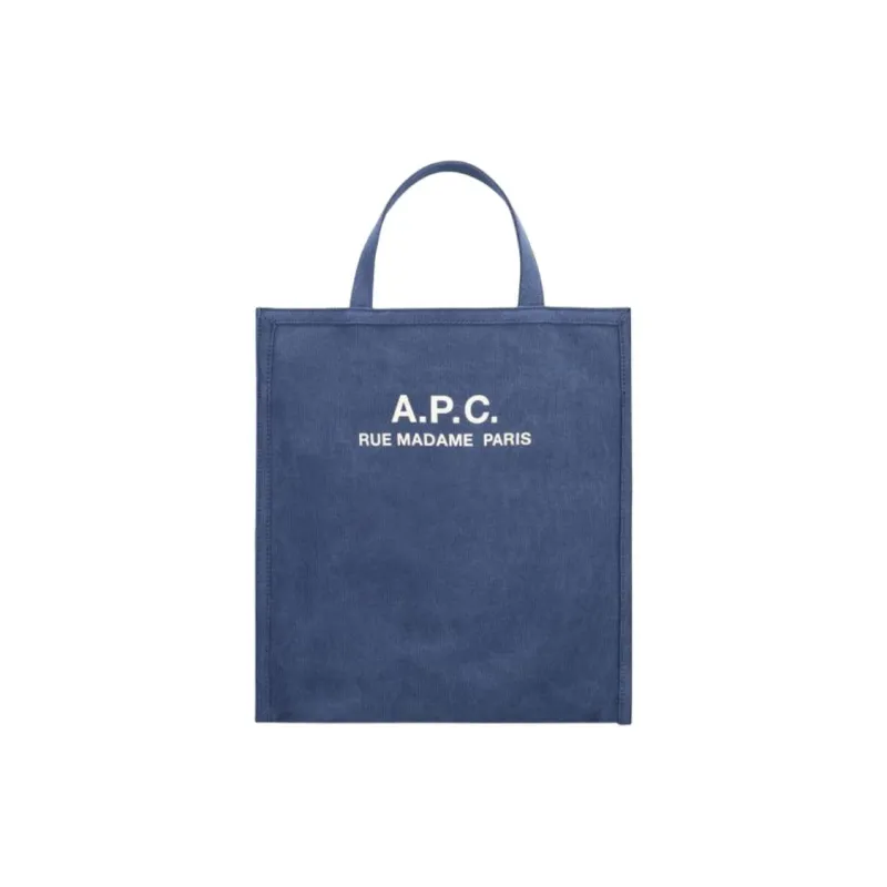 A.P.C . Recovery Logo Printed Shopping Bag-1