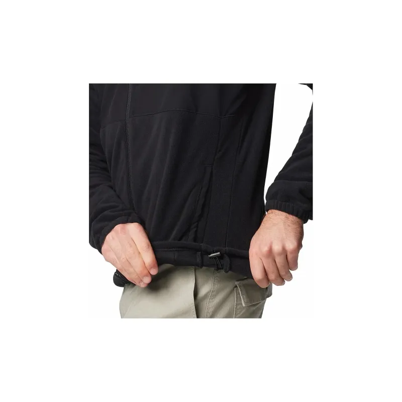 Columbia Columbia Mens Black Sage Peak Full Zip Fleece Jackets Coats Men's Black-4