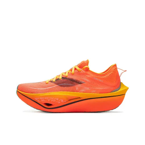 LINING Feidian 4 Ultra Running Shoes Unisex Low Top Neon Vibrant Orange