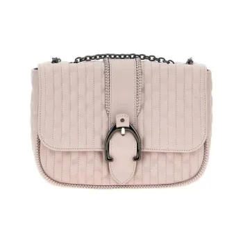 LONGCHAMP Amazone Lambskin Shoulder Bag Women's Rose Pink
