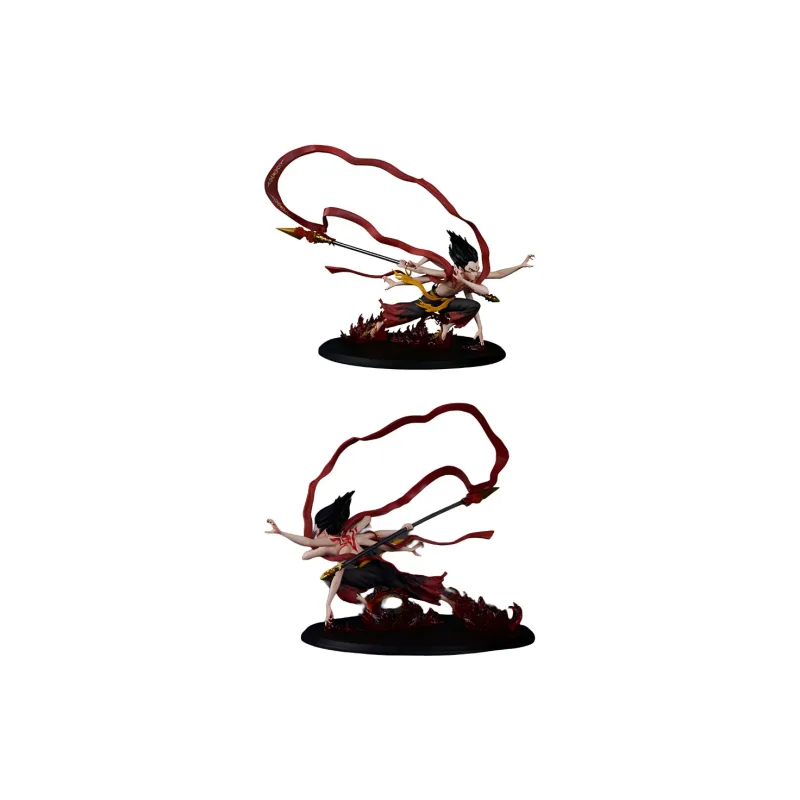 BANDAI Ne Zha Demon Child Descends 10cm Scale Figures-4