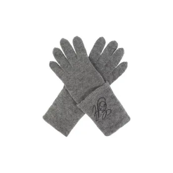 EMPORIO ARMANI Logo Embroidered Knitted Gloves