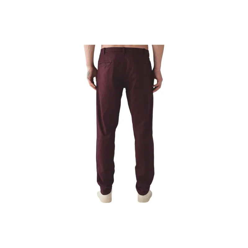 Lululemon Commission Knitted Sports Pants Men's Burgundy-1