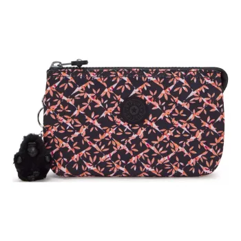 Kipling Recycled Polyester Wallet Large Size Unisex Dancing Bouquet