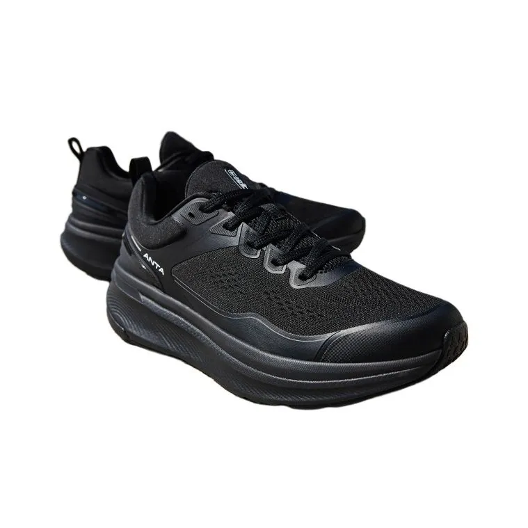Anta Anti Slip Wear Resistant Low Top Training Shoes Men's Black-1