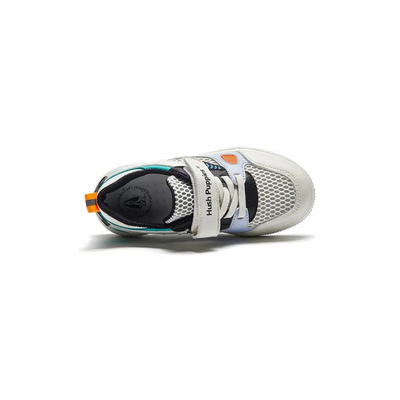 Hush Puppies Breathable Lightweight Slip-Resistant Low-Top Kids' Skateboarding Shoes Green Kids'-1