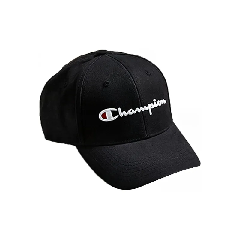 Champion Fabric Baseball Caps Unisex Black-3