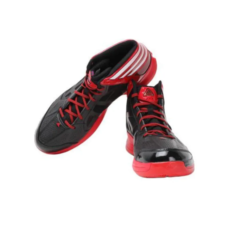 Adidas Crazy Shadow 2 Anti-Slip Wear-Resistant High-Top Basketball Shoes Men's Black Red-2