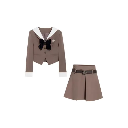 BEAUTIFUL CONFESSION Two Piece Skirt Sets Women's