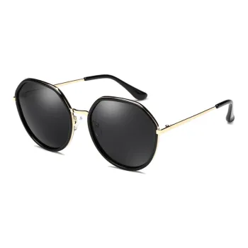 JIANGDAREN Alloy Metal Irregular Shape Sunglasses Women's