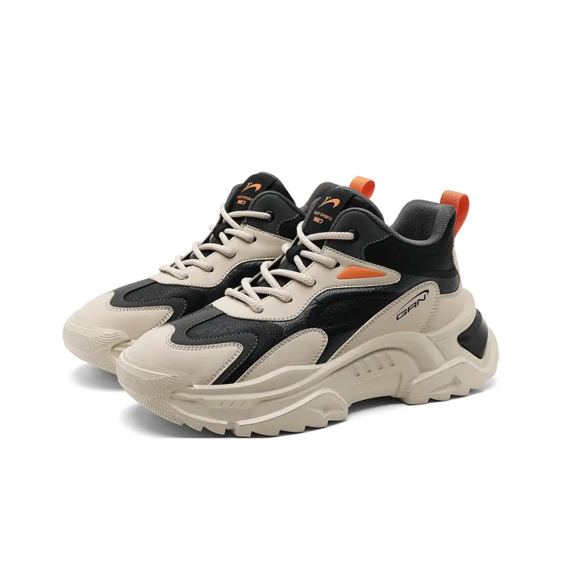 K-bird Cushioned Wear-Resistant Height Increasing High-Top Casual Shoes Men's-21
