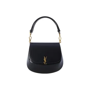 SAINT LAURENT Nolan Calfskin Handbag, Shoulder Bag Women's Black
