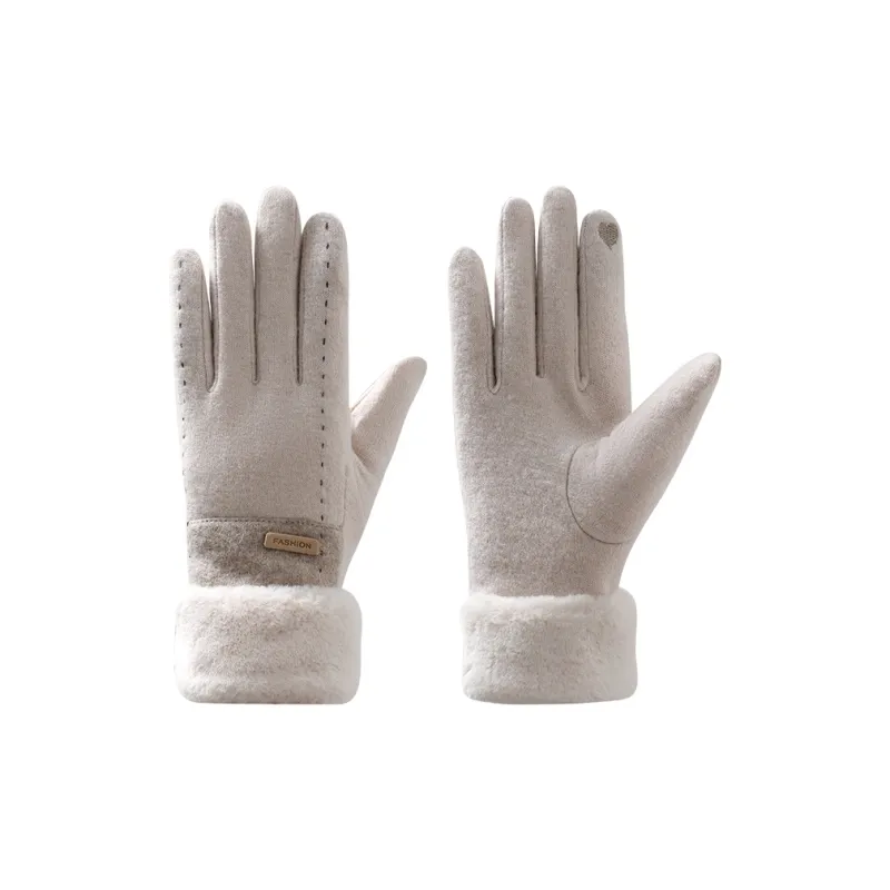 NANJIREN Wool Warm Gloves Women's-5