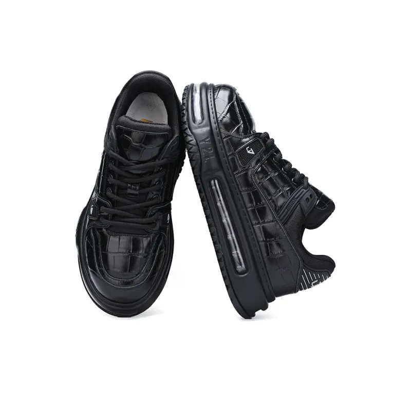 U7 Skateboard Shoes Men's Black-1