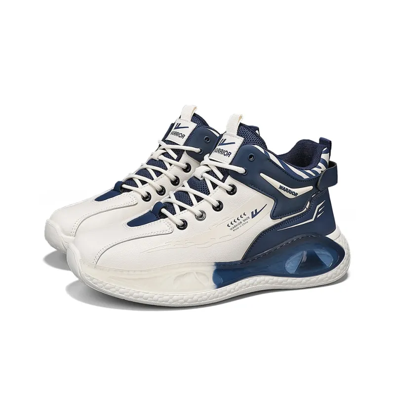Warrior Wear-Resistant High-Top Chunky Sneakers Men's-2