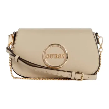 GUESS Imitation Leather Crossbody Bag Shoulder Bag Mini Women's Beige